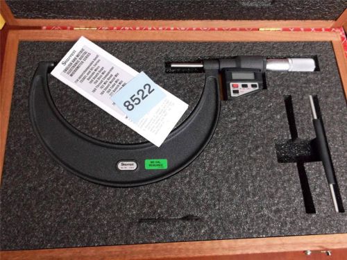 [a2] new starrett 733xflz-6 electronic micrometer, 5-6&#034;, 0.00005 res for sale