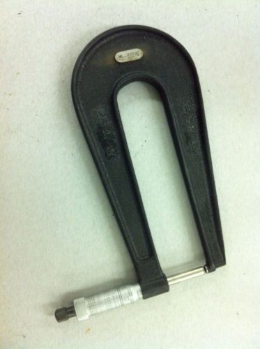 Starrett 0-1 sheet metal micrometer, carbide faced .001 reading no. 222 for sale