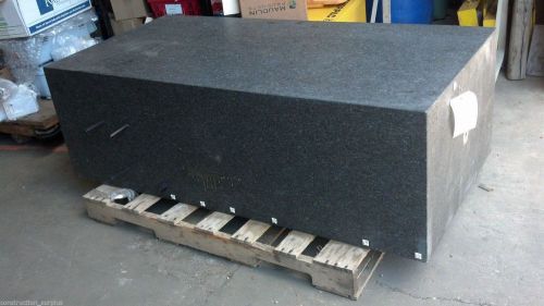 (1) starrett superior black granite sufrace plate block grade aa solid block for sale