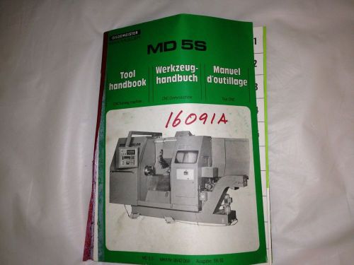 Gildemeister MD5S CNC Turning Machine Tool Handbook
