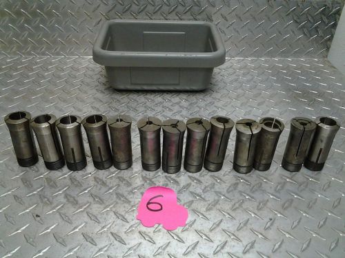 Lot of 13 5C Collets for Mill Milling Lathe