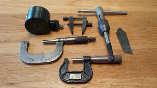 Machinist Tool Lot Brown and Sharpe,Lufkin,Ace