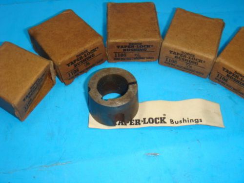 Dodge taper lock bushing, 1108, 7/8 inch, one lot of 5, new in box for sale