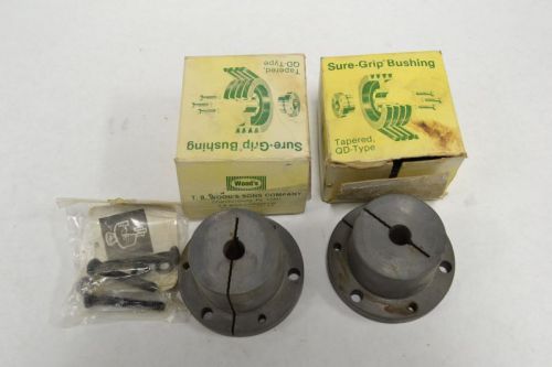 Lot 2 new tb woods sure grip sdx1/2 taper bushing size 1/2in bore b252849 for sale