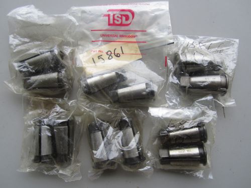 TSD Acura-Tap collet lot 1/4-7/8 series 6 sizes 2 of each