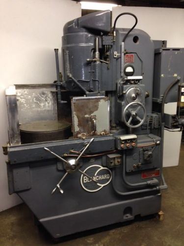 No. 11-20 blanchard rotary surface grinder - grinding -  20&#034; dia. magnetic chuck for sale