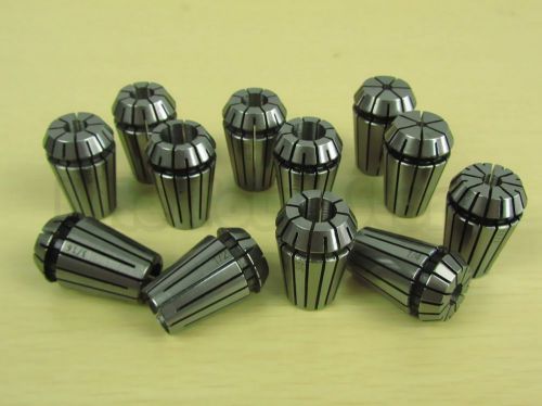 Super precision 12 pcs 1/8&#034;-1/2&#034; er20 er-20 collects set with 3/16 1/4 3/8 for sale