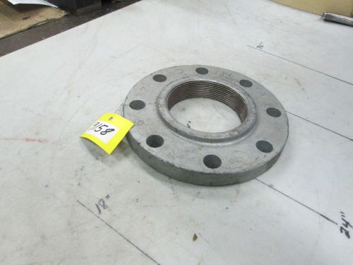 Galvanized threaded flange 4&#034; fnpt 125# f/f (new) for sale