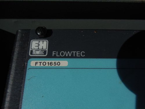 Endress &amp; Hause FTO 160 Flow Meter Controler