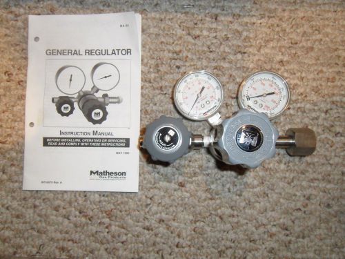 Matheson high-purity ss regulator, series 3510-320  cga 320 carbon dioxide new for sale