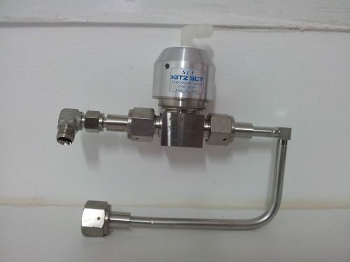 Kitz sct diaphragm valve pfa-seat scv aqr321 for sale