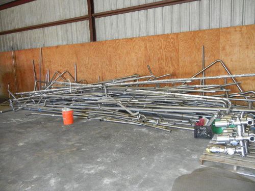 Lot of Approx  650&#039; of 1 1/2&#034;  2&#034;  2 1/2&#034; and  3&#034; Tri Clover Piping in Baker, LA