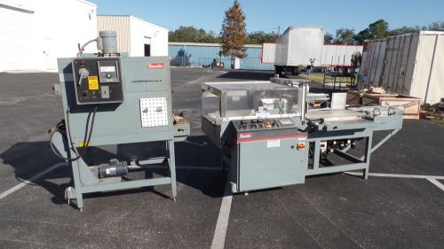 Shanklin cf1 and t-7xl automatic shrink wrapper withtunnel and manuals for sale