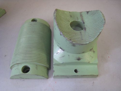 McElroy S200237300 S210237237 2&#034; IPS Concave Convex Heater Adapter Set Used #2