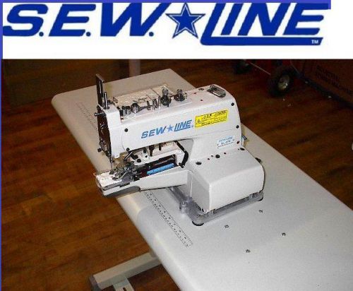 SEW LINE SL-373 BUTTON SEWER  ALL NEW UNIT TOP QUALITY INDUSTRIAL SEWING MACHINE
