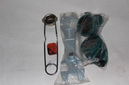 Cutting torch gas welding &gt;cutting goggles, wrench, sticker, flints for sale