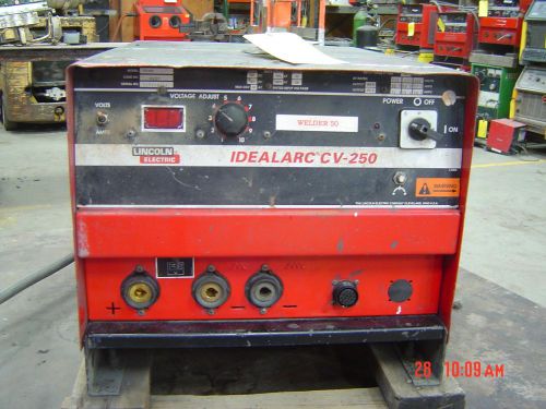Lincoln idealarc cv-250 constant voltage welder power supply for sale