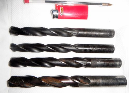4 very large drill bits woodworking lxd=175 mm x15 mm-195 mm x 20 mm for sale