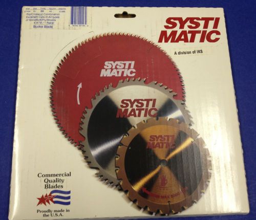 10&#034; systimatic combination budke blade saw blade pt# 37104 ~ 40 teeth ~ 0.085 for sale