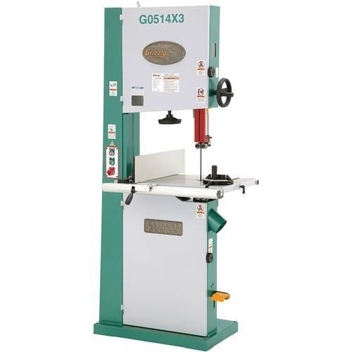 G0514X3 Grizzly 19&#034; 3 HP 3-Phase Extreme Series Bandsaw