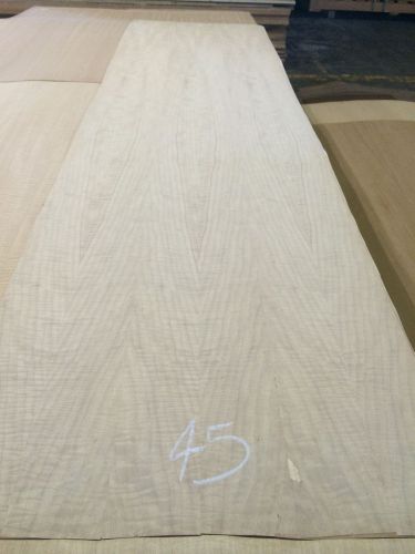 Wood veneer anigre 25x98 1pcs total 10mil paper backed  &#034;exotic&#034; rko 45 for sale
