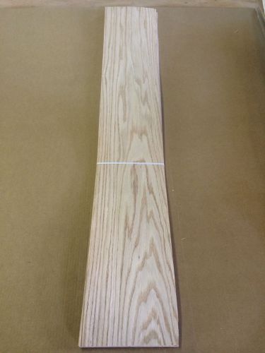 Wood Veneer Red Oak 6x52 22pcs total Raw Veneer &#034;EXOTIC&#034; RO13 8-13