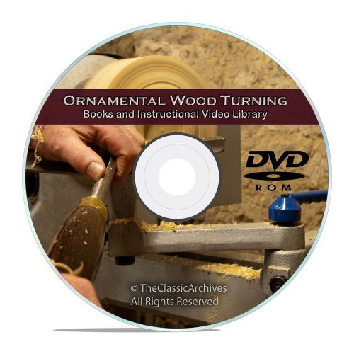 Learn ornamental wood turning on a woodworking lathe, turning bowls, pens++ v62 for sale