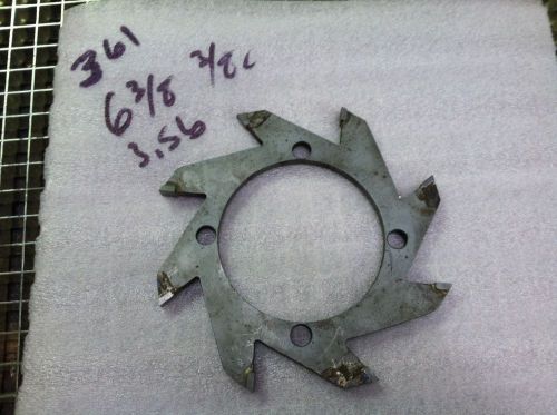 3.5 bore 3/8 ct 6-3/8 dia carbide tipped 361 Shaper cutter rabbet dado alternate