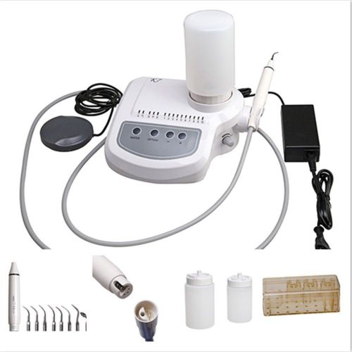 Dental ultrasonic piezo scaler with 2 water bottles fit dte handpiece tips ca for sale