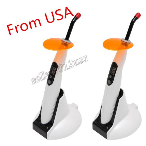 From USA!!! 2X Dental Wireless Cordless LED Curing Light Lamp Woodpecker LED-B