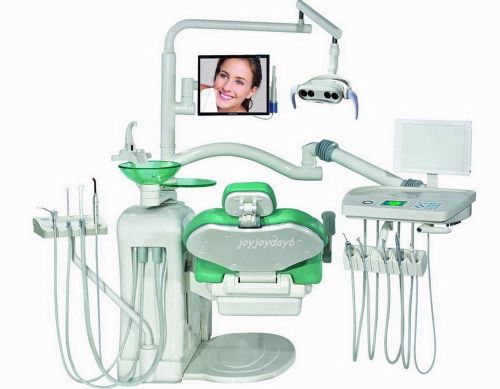 1 PC Dental Unit Chair FDA CE Approved AL-388SA Model Soft Lether