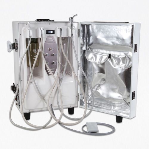 Dental electrical portable delivery unit case computer controled 220v compressor for sale
