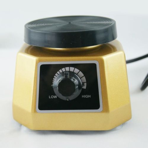 JT15JIN Gold New High Quality Dental Lab Vibrator 4&#034; Round Dentist Equipment