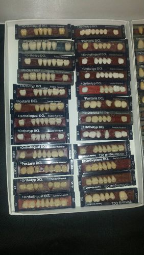 Ivoclar Denture Dental Teeth Anterior &amp; Posteriors ALL ((Retails $28 per card))
