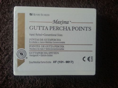 5 New Pack Maxima Henry Schein Gutta Percha Points Size XF (101-8817)
