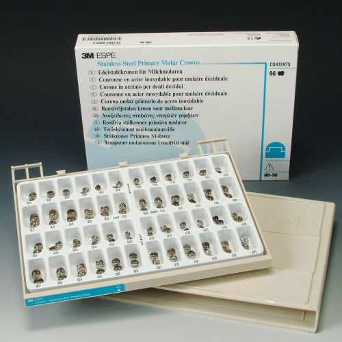 3M ESPE ND 96 STAINLESS STEEL PRIMARY MOLAR CROWN KIT