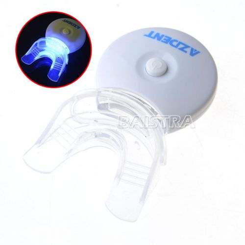 1 X Dental Faster Teeth Whitening Plasma LED Blue Light Lamp Accelerator &amp; Tray