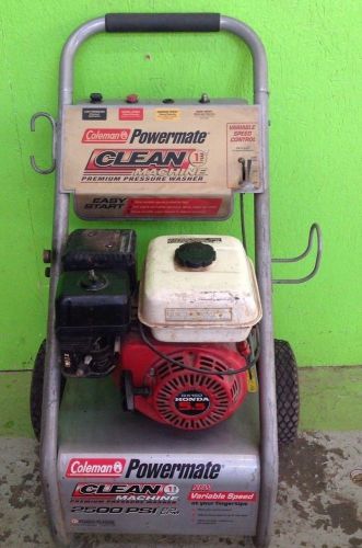 Coleman powermate clean machine premium pressure washer for sale