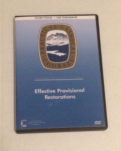 Gordon Christensen Dental DVD Effective Provisional Restorations