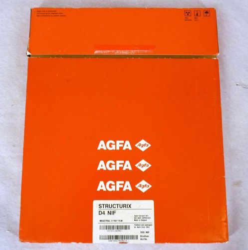 AGFA Industrial X-Ray Film Structurix D4 NIF Blue Several Sizes Lot 50+ Sheets