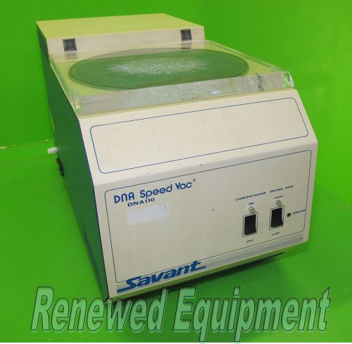 Savant DNA110 DNA Speed Vac Concentrator Centrifuge with 24-Tube Rotor