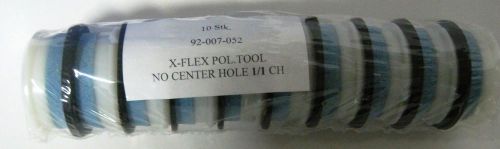 Satisloh x flex standard polishing tool 1/4&#034; x 1 1/4&#034; 92007052 bag of 10 nib for sale