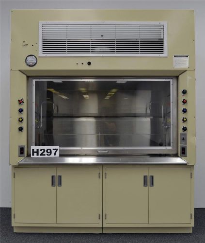 6&#039; lab fabricators company laboratory fume hood w/ cabinets for sale