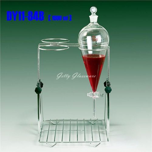 Liftable stainless steel separatory funnel stand support&amp;clamp for 1000ml funnel for sale