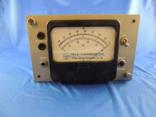 YSI Yellow Springs Tele-Thermometer Model 43-TD 43TD Untested Government Surplus