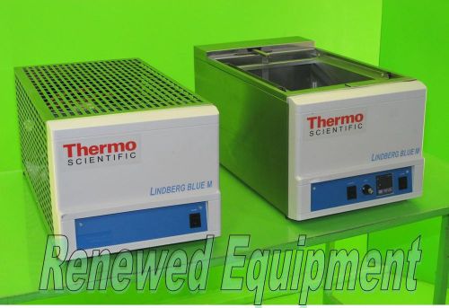 Thermo lindberg blue m shaking circulating heating water bath and chiller for sale