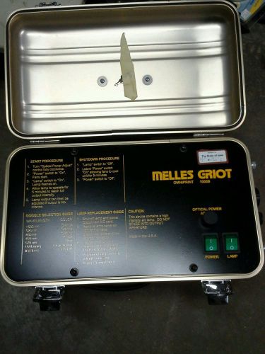 Omniprint 1000B forensic light source police investigator Melles Griot fiber opt