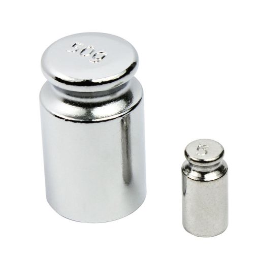 50g Chrome Precision Calibration Weight  with 5 Gram Standard Test Weight