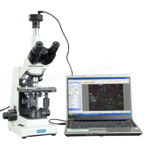 Omax 10mp digital darkfield led light trinocular compound microscope 40x-2000x for sale
