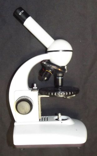 Monocular Microscope Walter WF10X Eyepiece + 4 10 and 40 X Objectives Parts Only